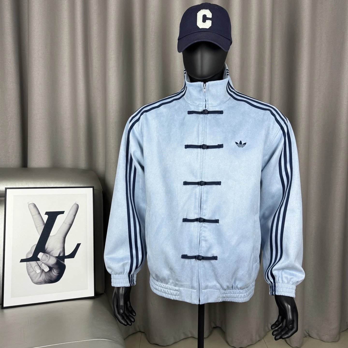 Adidas Light Blue Jacket