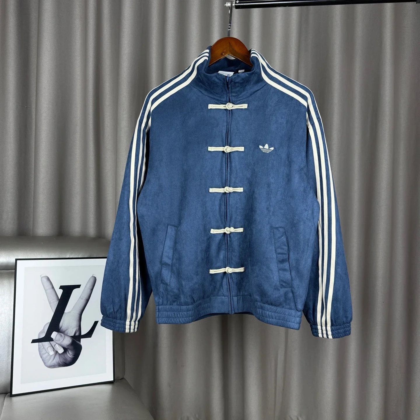 Adidas Suede Blue Jacket