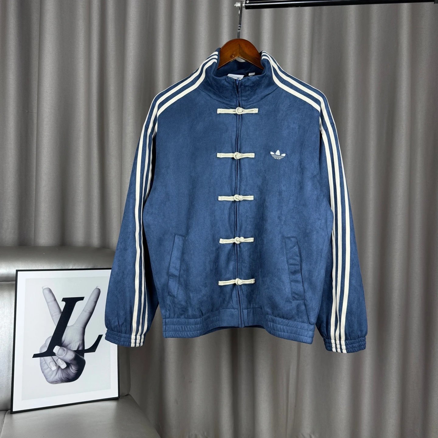 Adidas Suede Blue Jacket