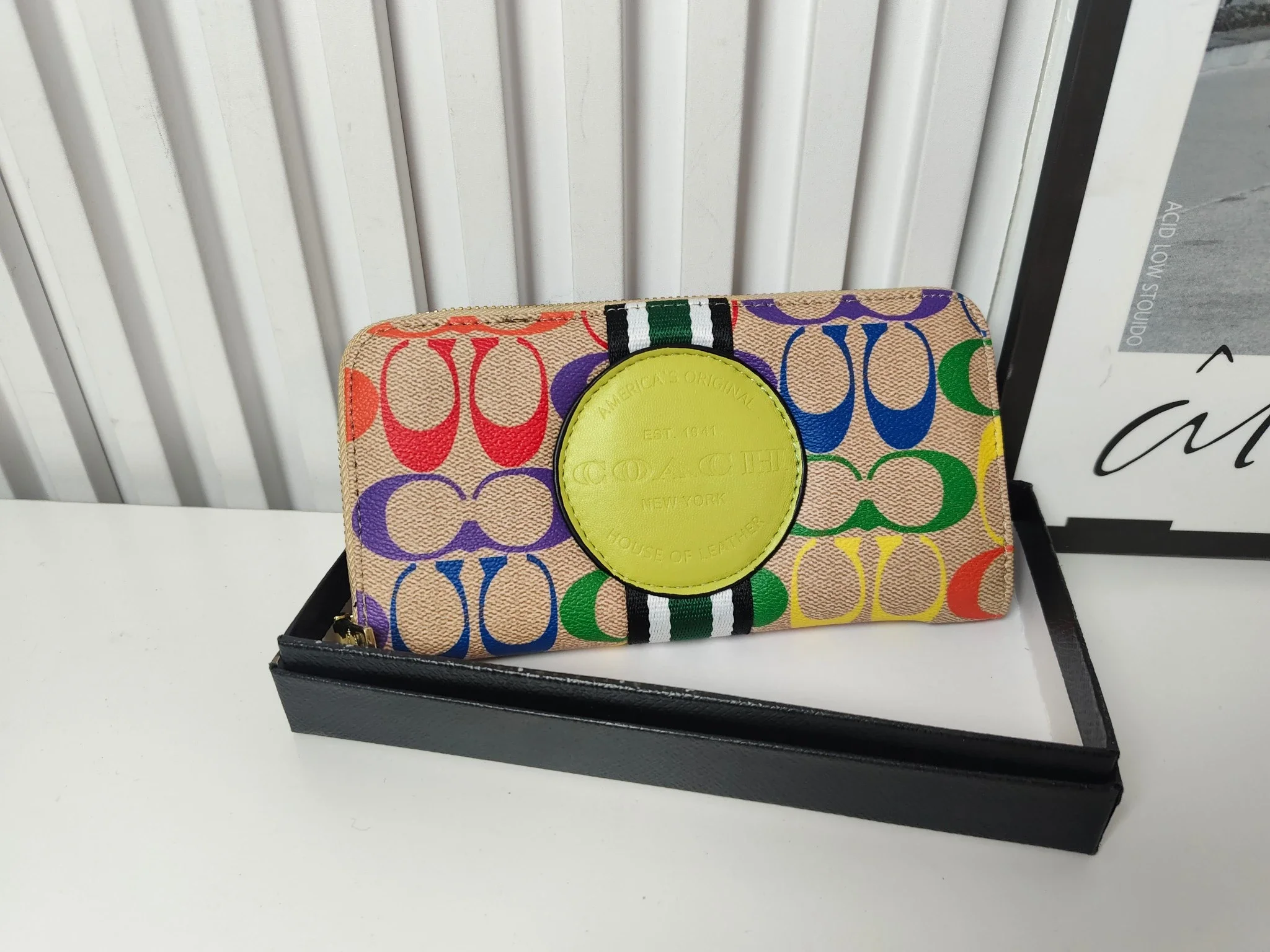 Coach Rainbow Wallet