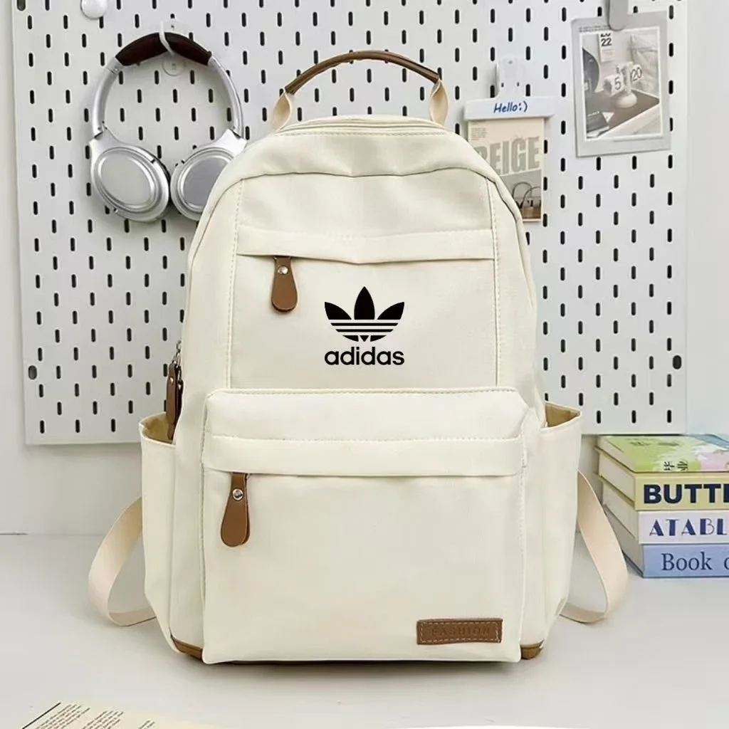 Adidas White Backpac