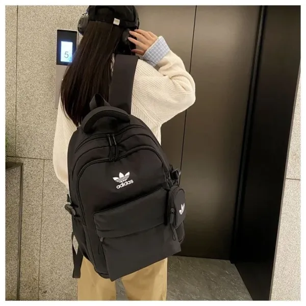 Nike Classic Backpack White Black Casual Backpack - 7