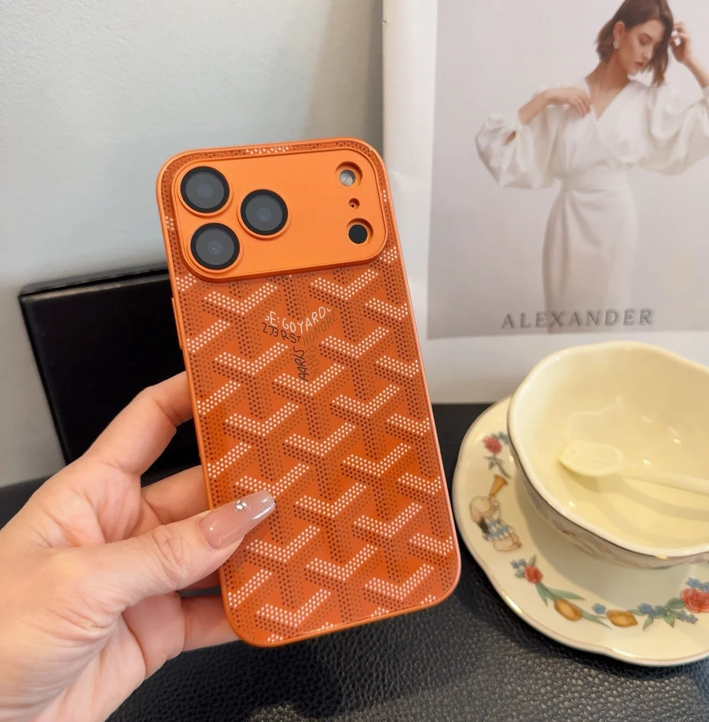Goyard Orange Case