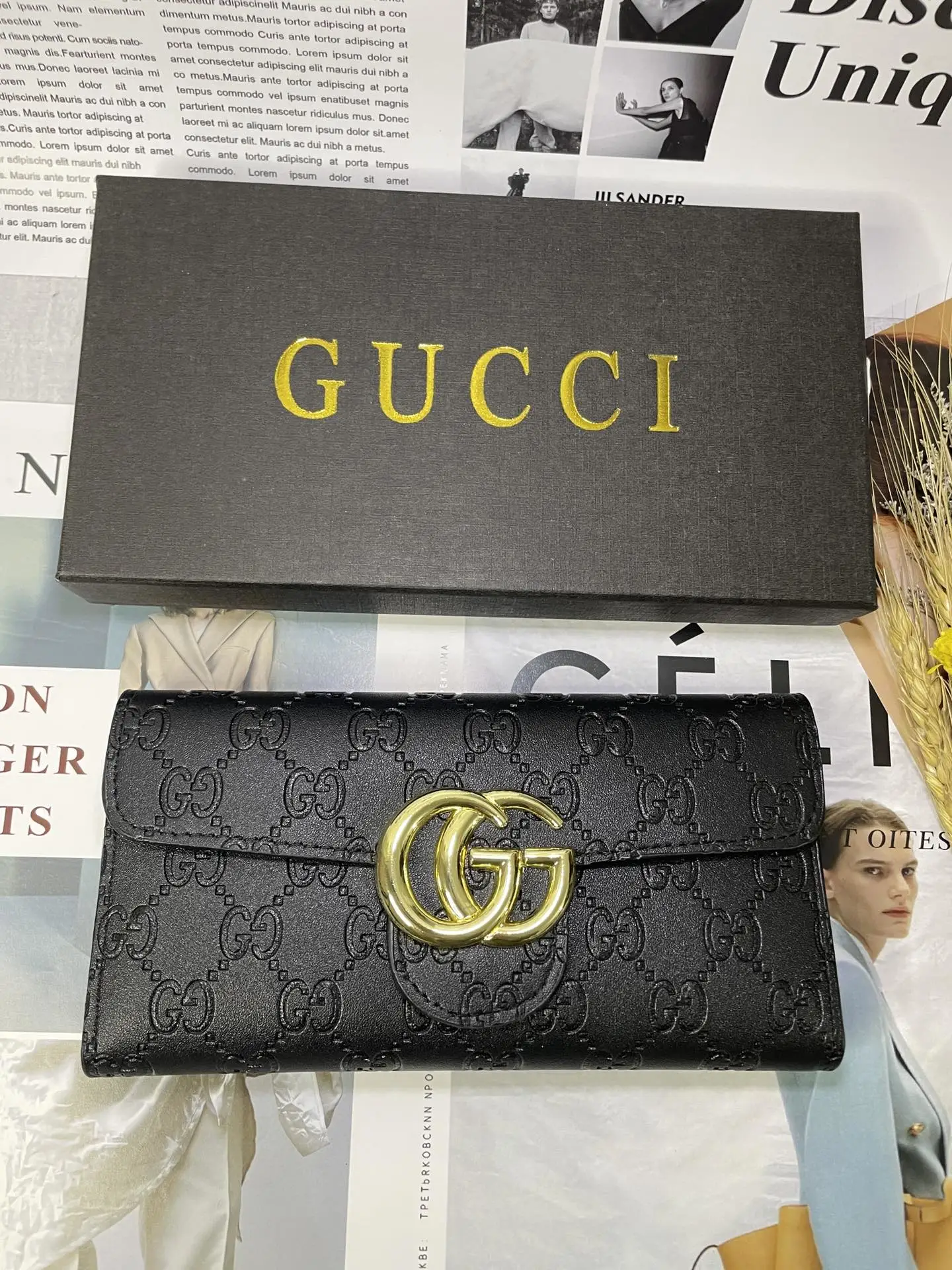 Gucci Black Wallet