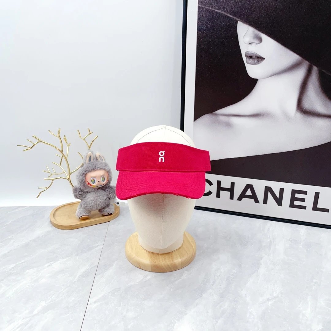 On Running Visor Cap Red White Accessories Hats