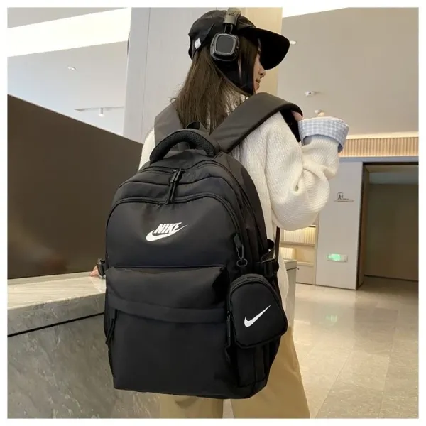 Nike Classic Backpack White Black Casual Backpack - 4