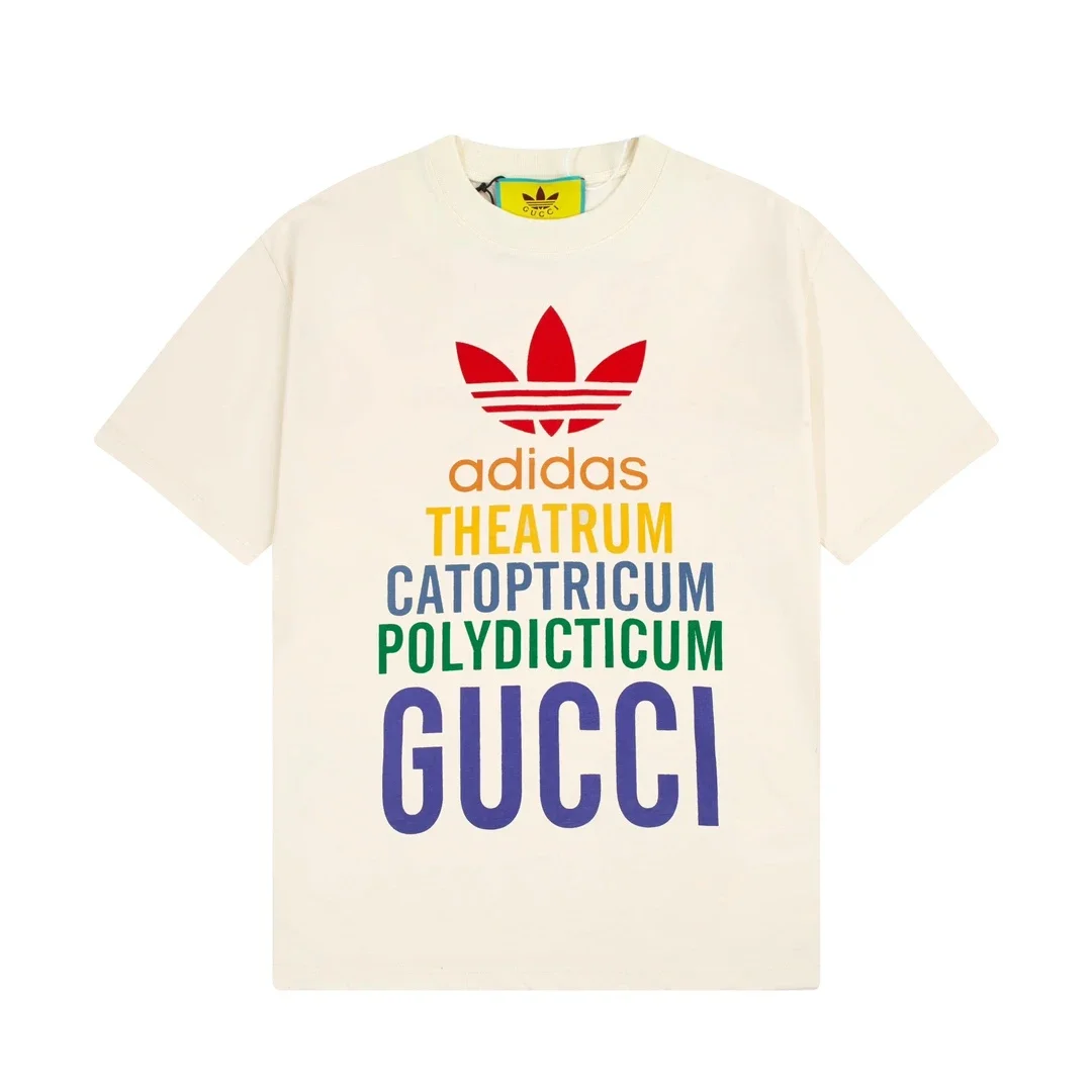 Adidas x Gucci Theatrum Catoptricum Polydicticum Cream T-Shirt