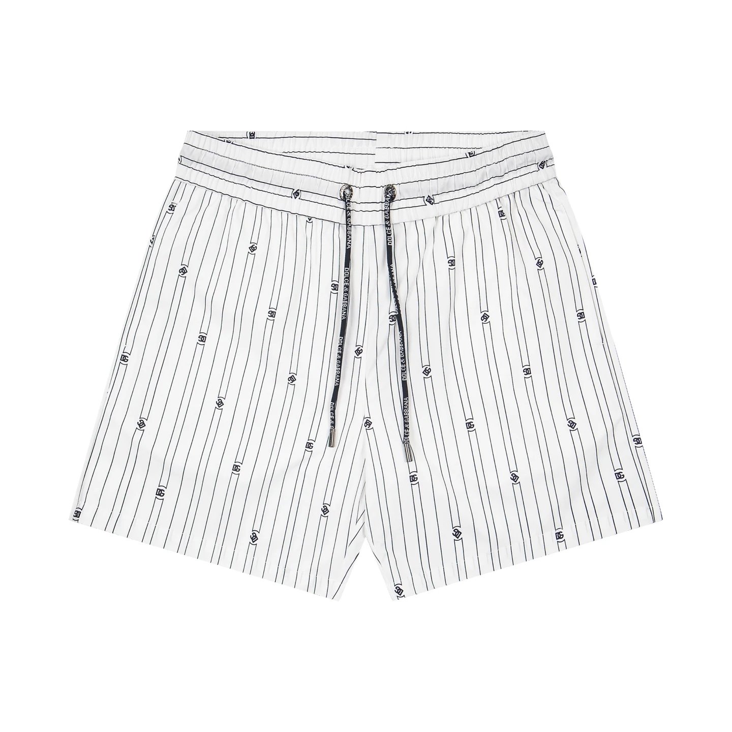 Dolce &amp; Gabbana Heart Print Black休闲 Swim Shorts