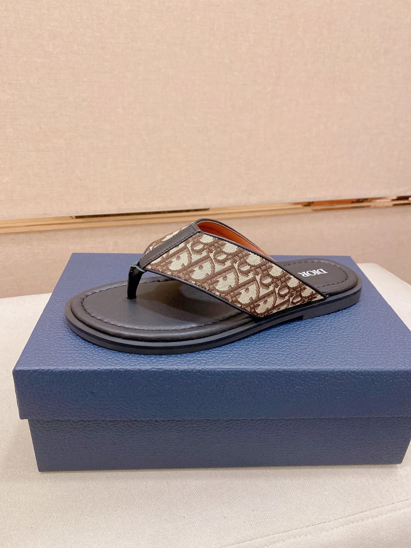 Dior Beige Flip Flop