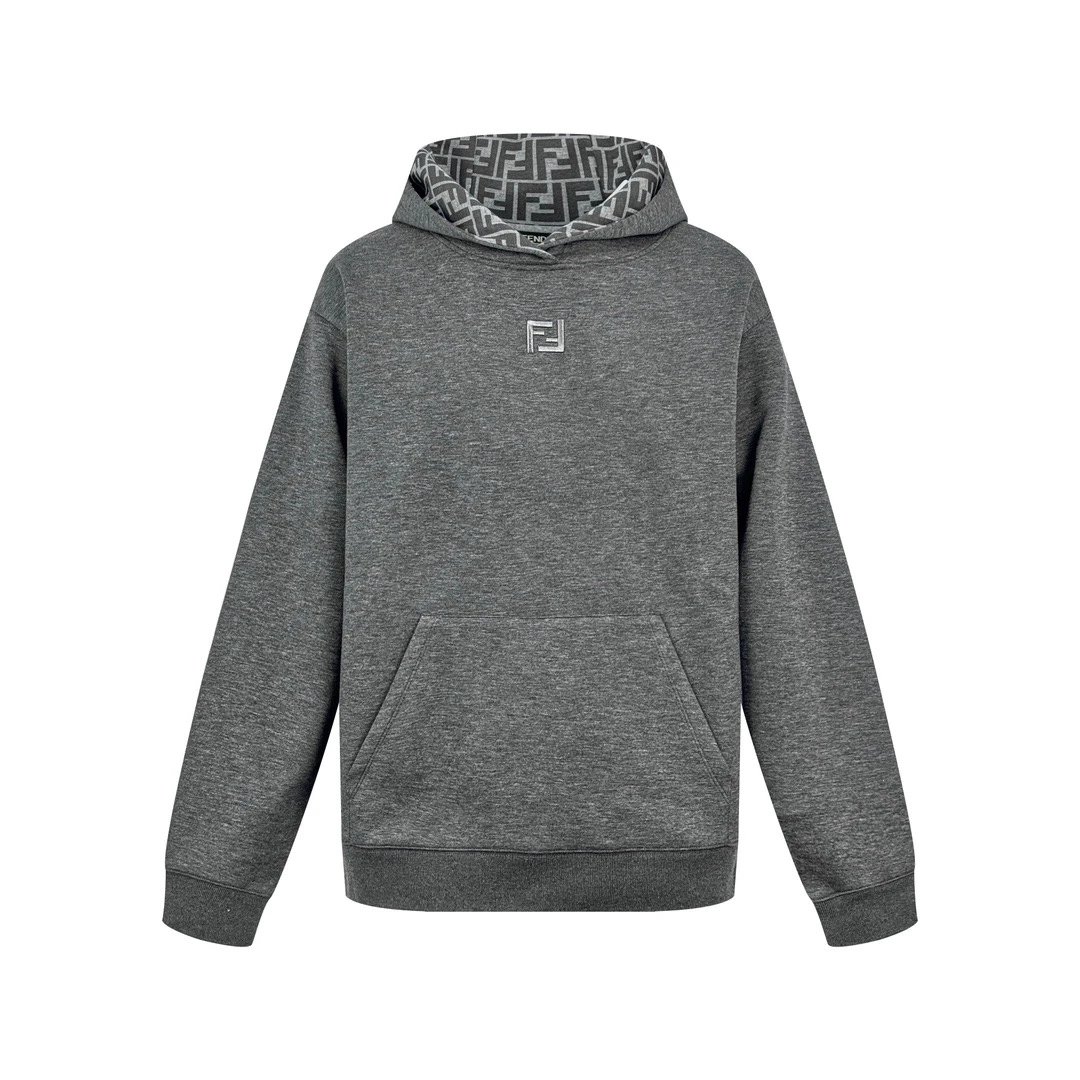Fendi FF Gray Hoodie