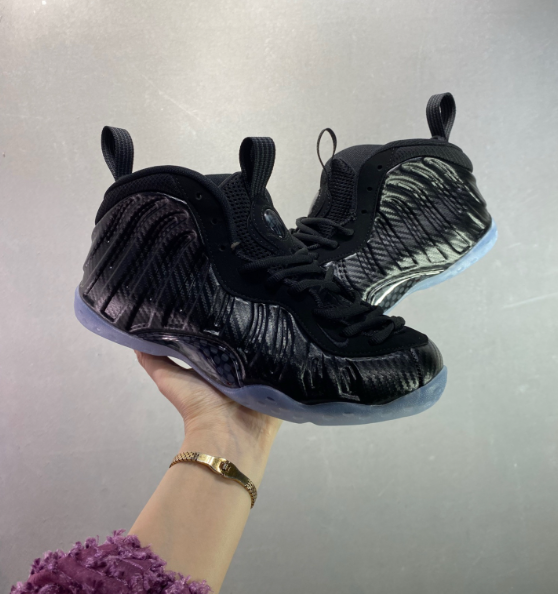 Nike Air Foamposite One Black Carbon Fiber Sneakers - 1