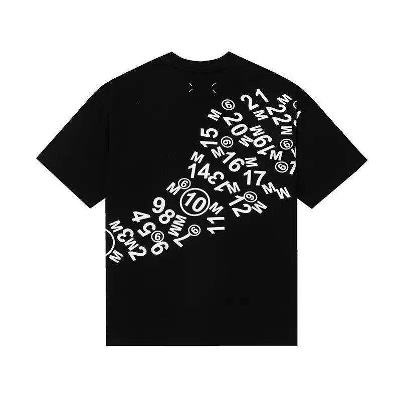 Maison Margiela Minimalist Letter Print Couple T-Shirt