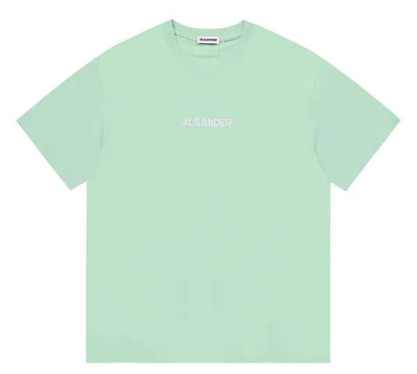 Jil Sander Logo Print Navy T-Shirt - 5