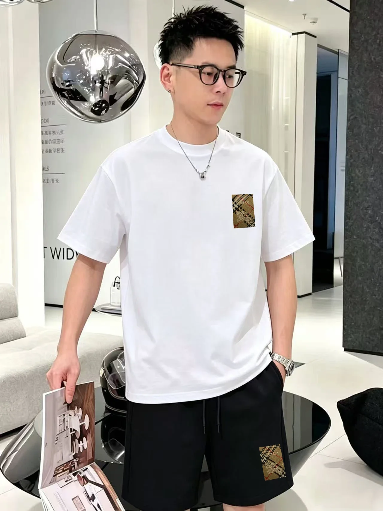 Burberry White T-Shirt