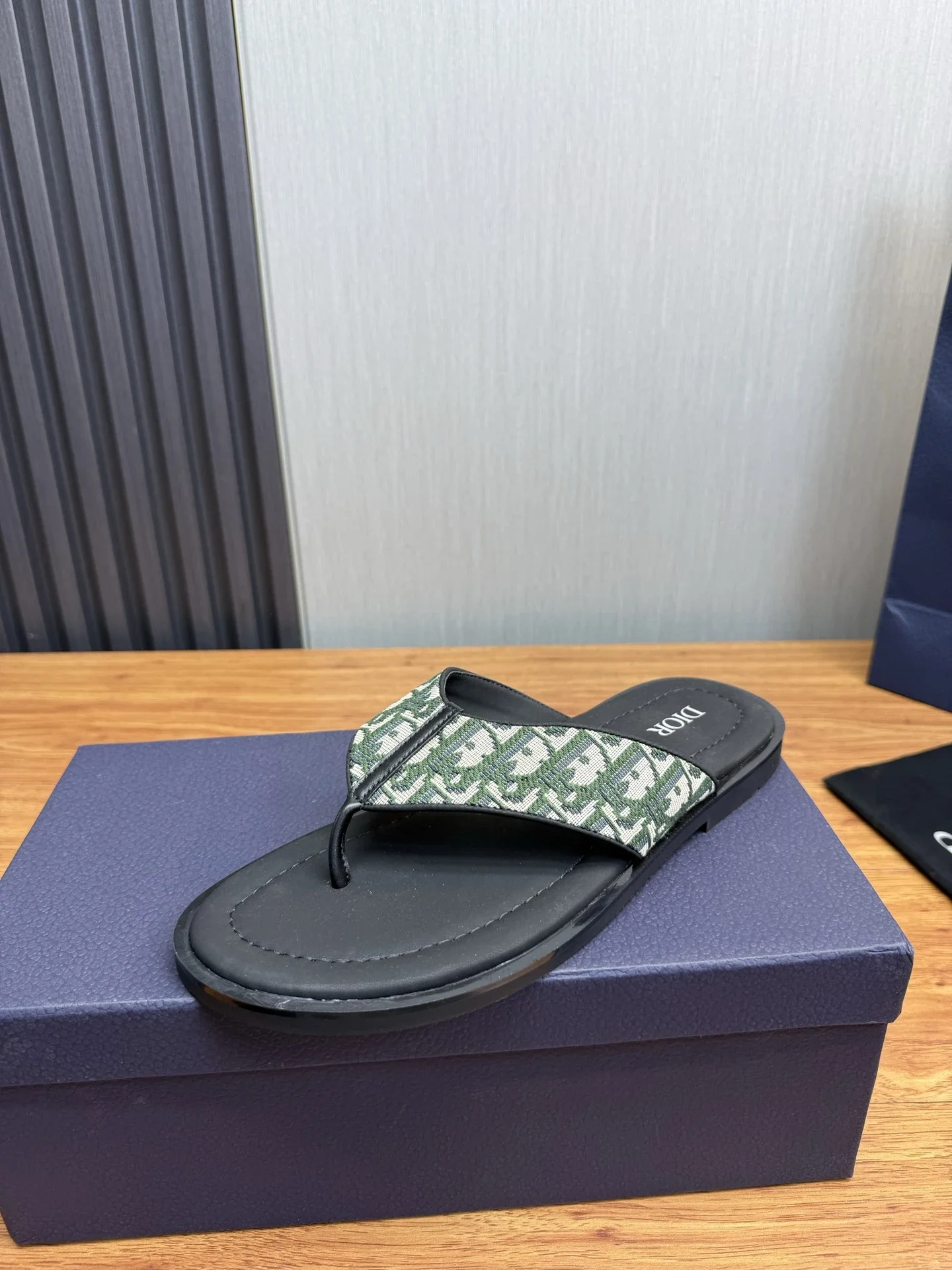Dior Green Flip Flop
