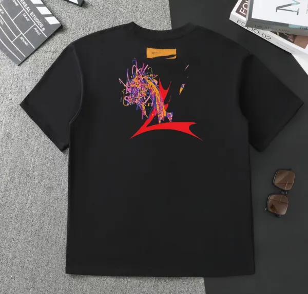 Design Graphic Print Black T-Shirt - 4