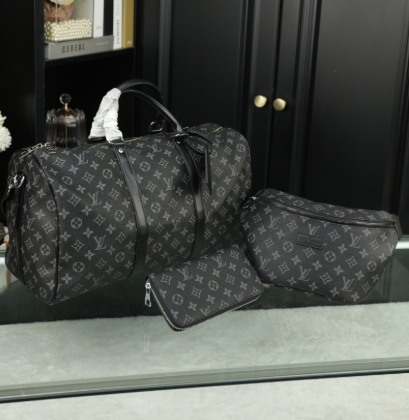 Louis Vuitton Keepall Black Bag