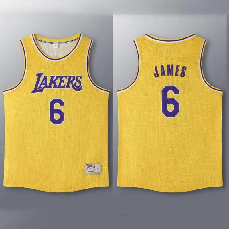 Lakers James 6 Yello