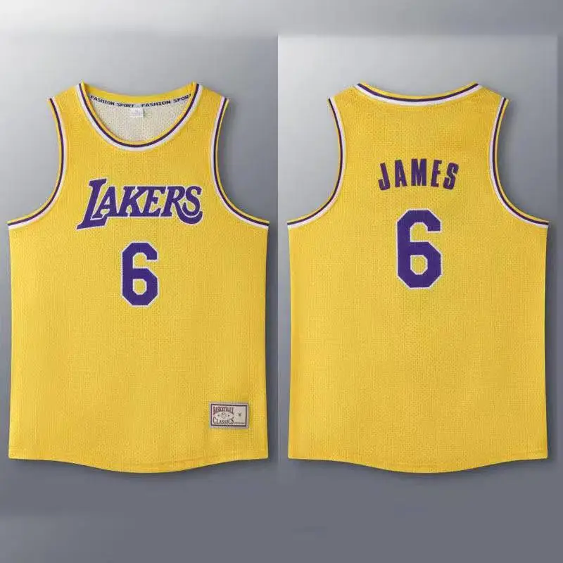 Lakers James 6 Yello