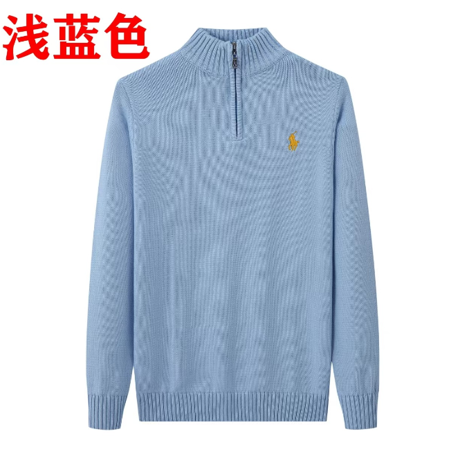 Polo Ralph Lauren Coral Half-Zip Knit Sweater