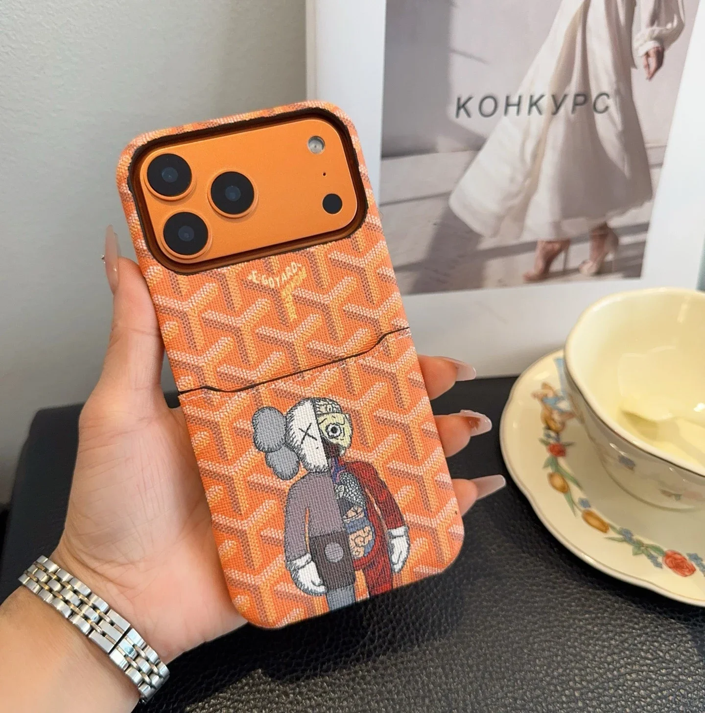 Goyard Orange Case