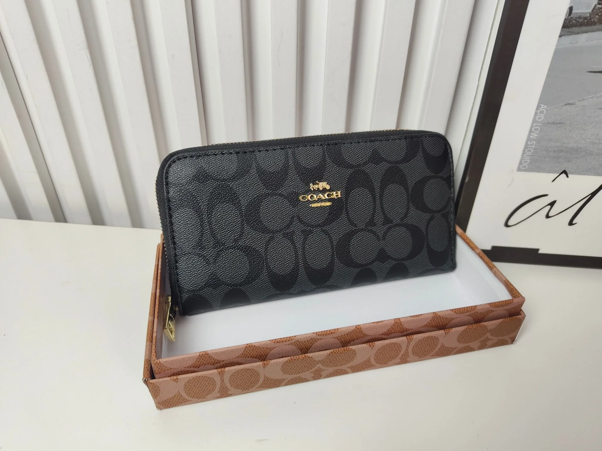 Coach Black Wallet