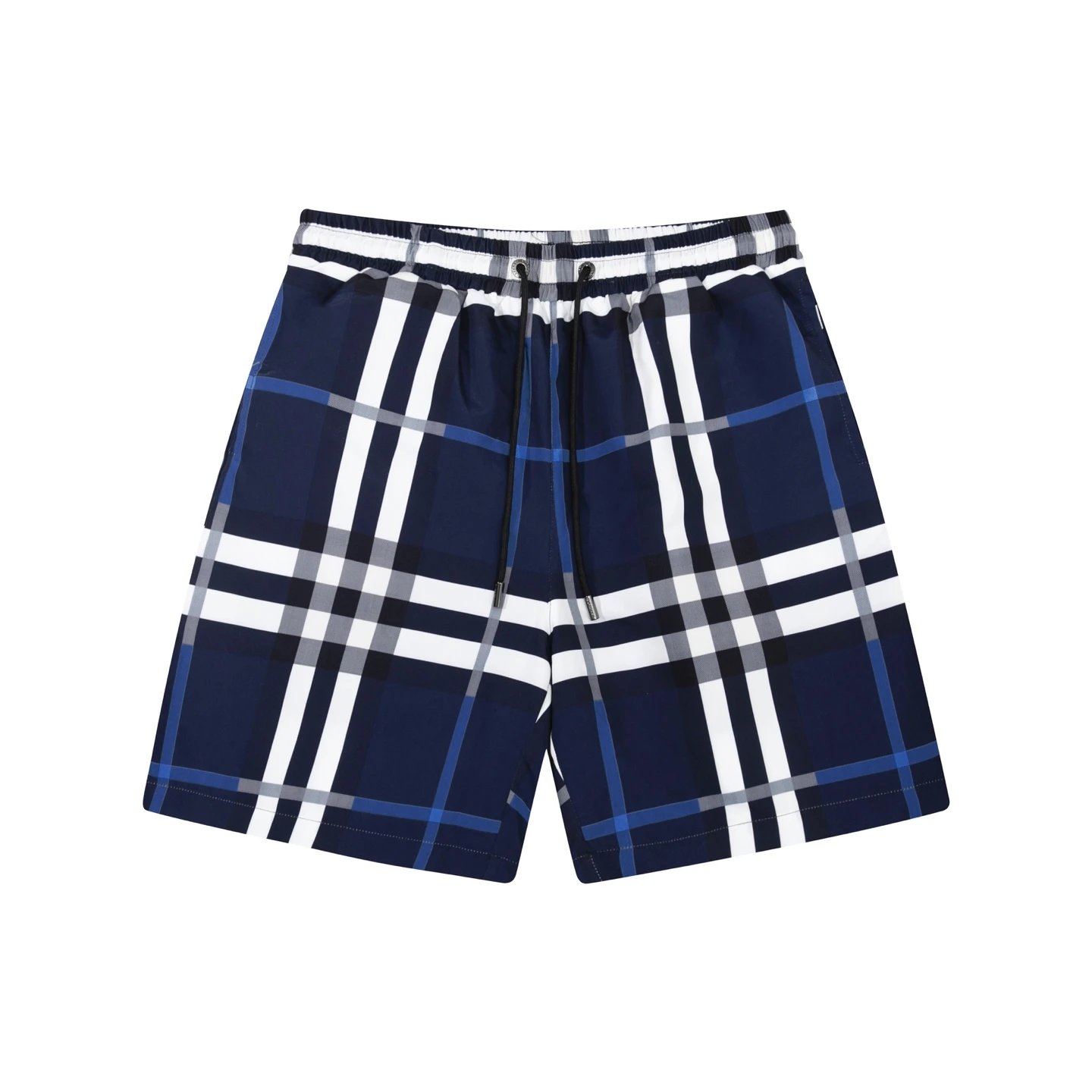 Burberry Check Print Beige Black White Red Swim Shorts