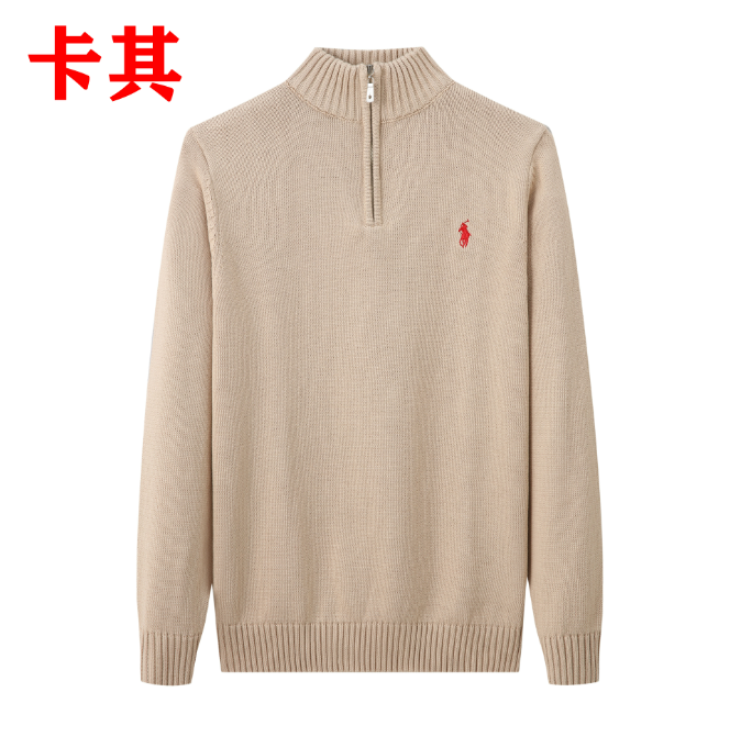 Polo Ralph Lauren Coral Half-Zip Knit Sweater