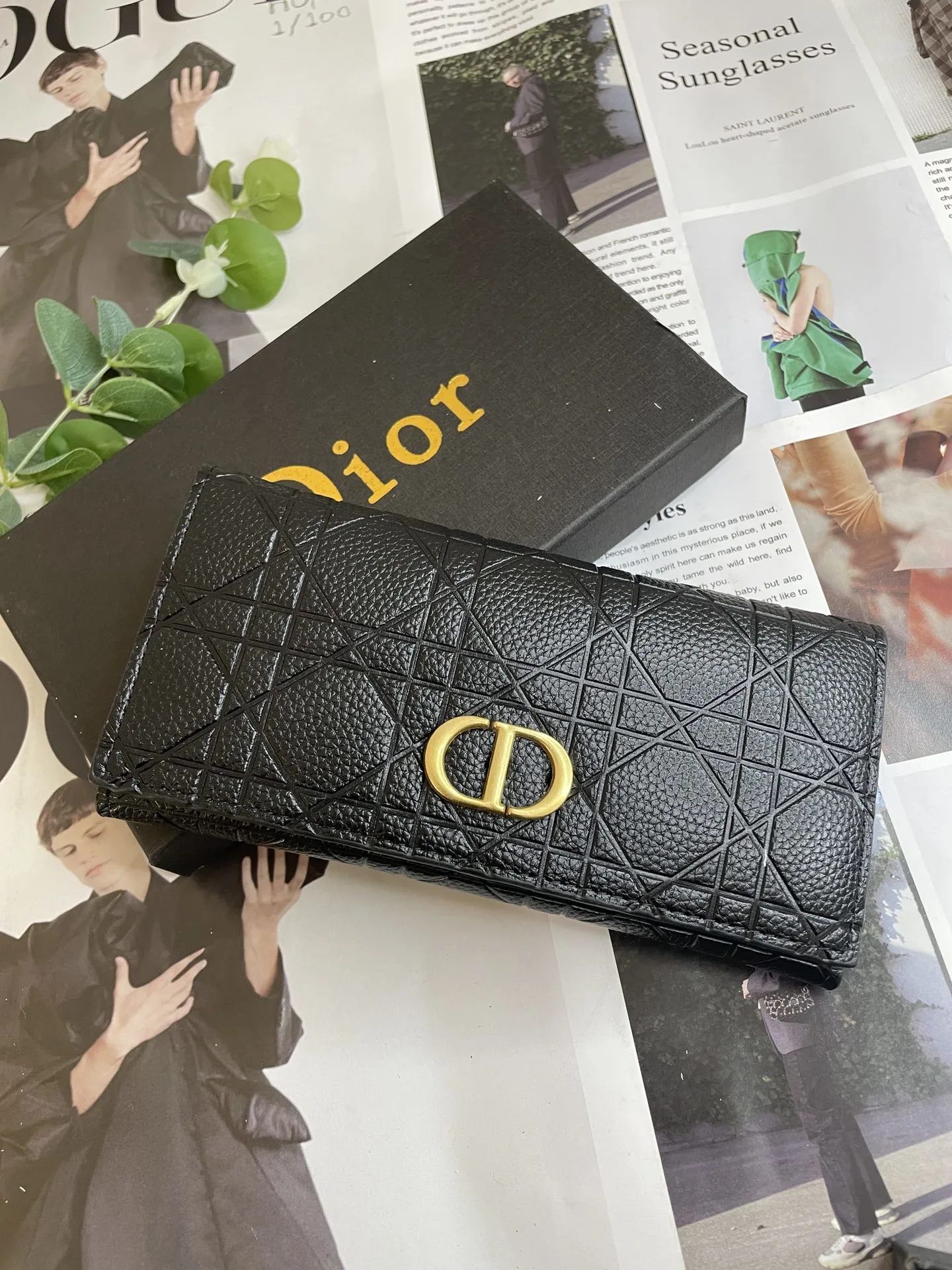 Dior Black Wallet