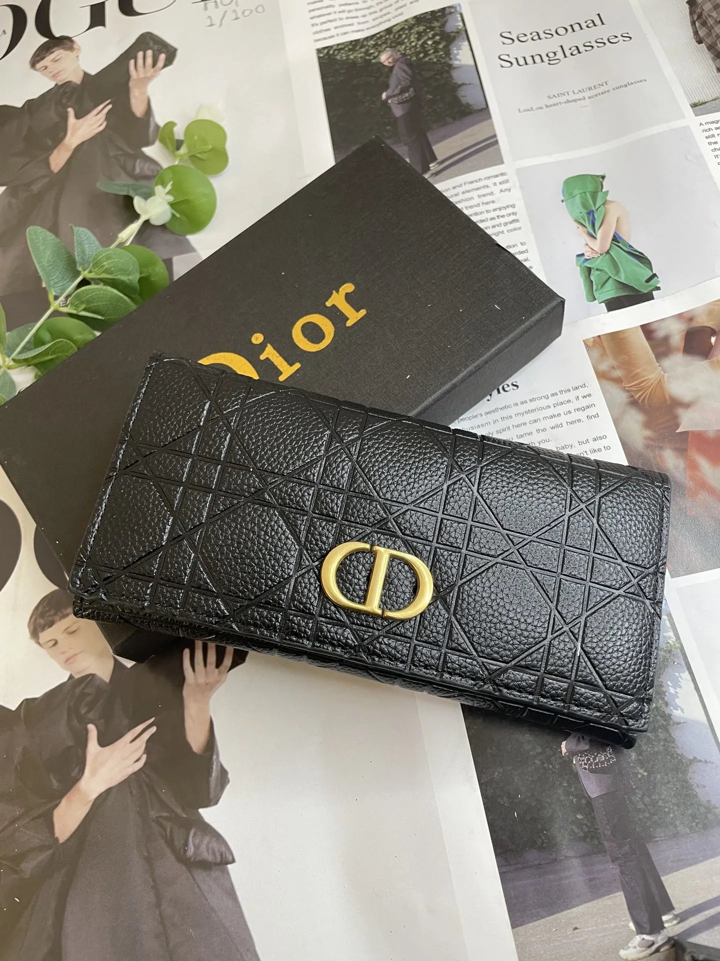 Dior Black Wallet