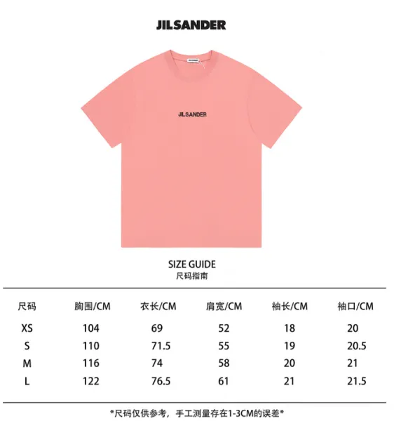 Jil Sander Logo Print Navy T-Shirt - 2