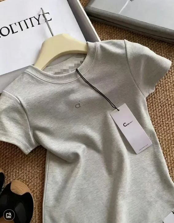 Alo Black Classic Crewneck T-Shirt