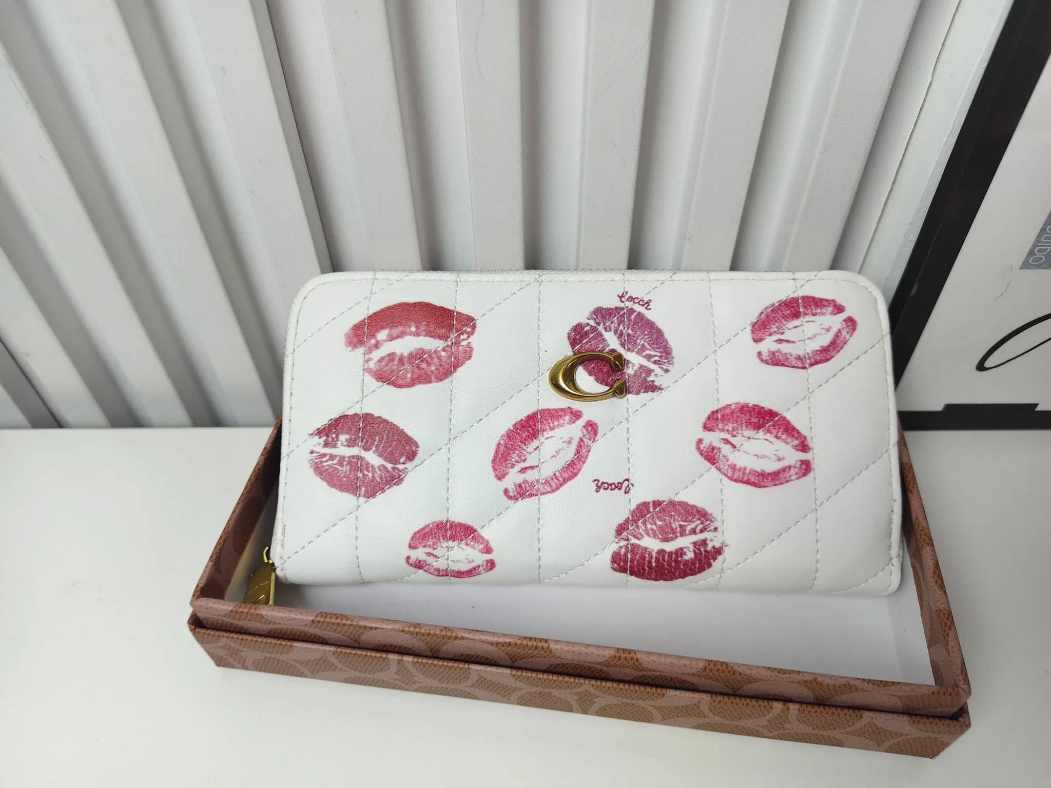 Coach White Wallet