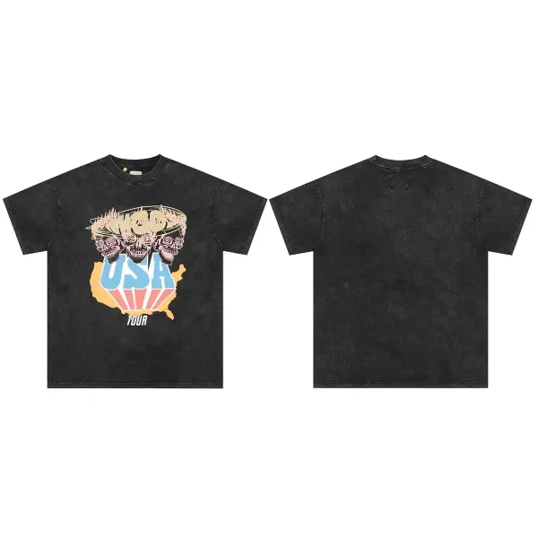 Design USA Tour Graphic T-Shirt Black - 1