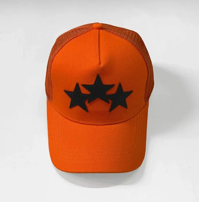 MM Logo Embroidered Mesh Trucker Cap Multicolor Streetwear