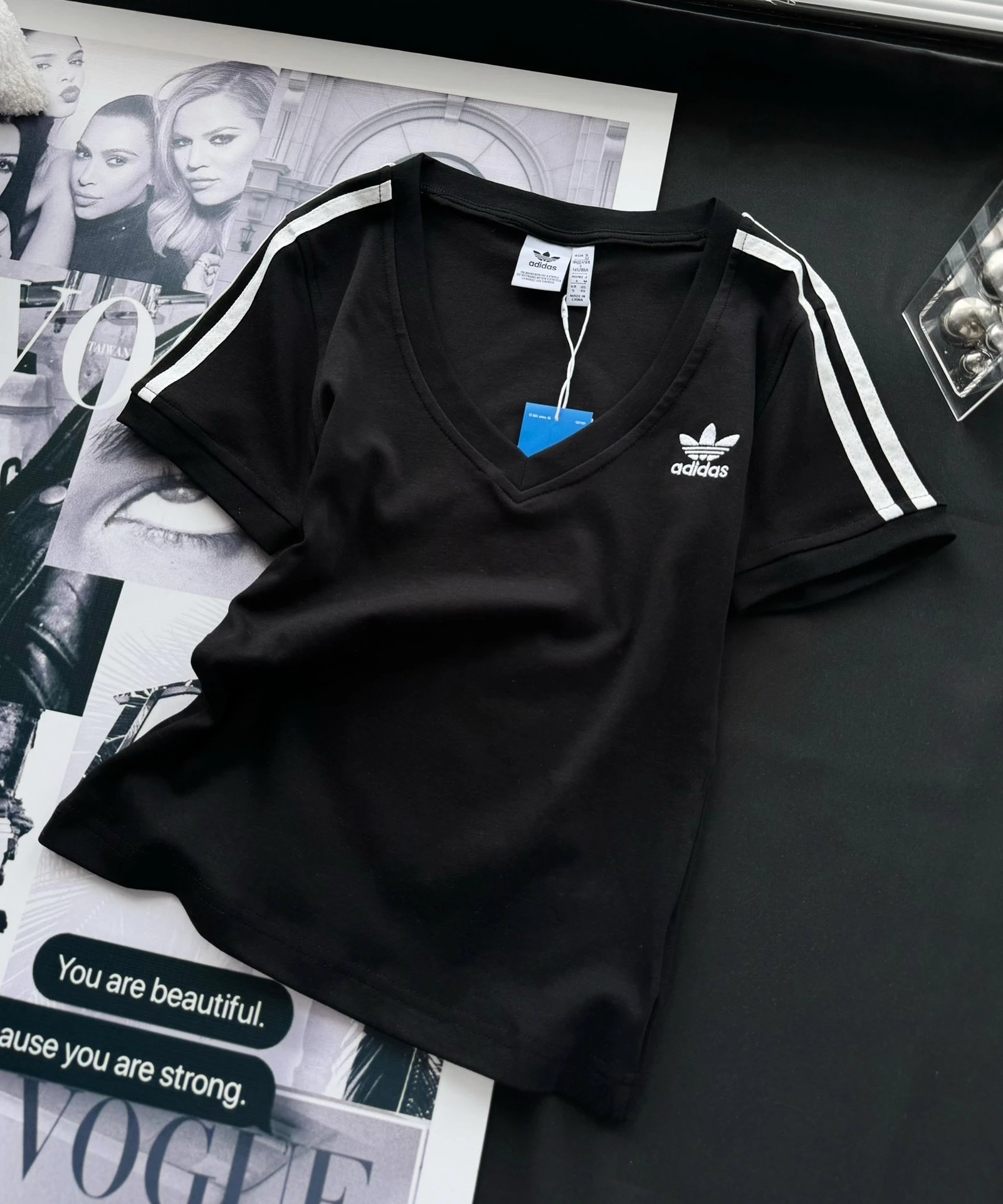 Adidas Black T-Shirt