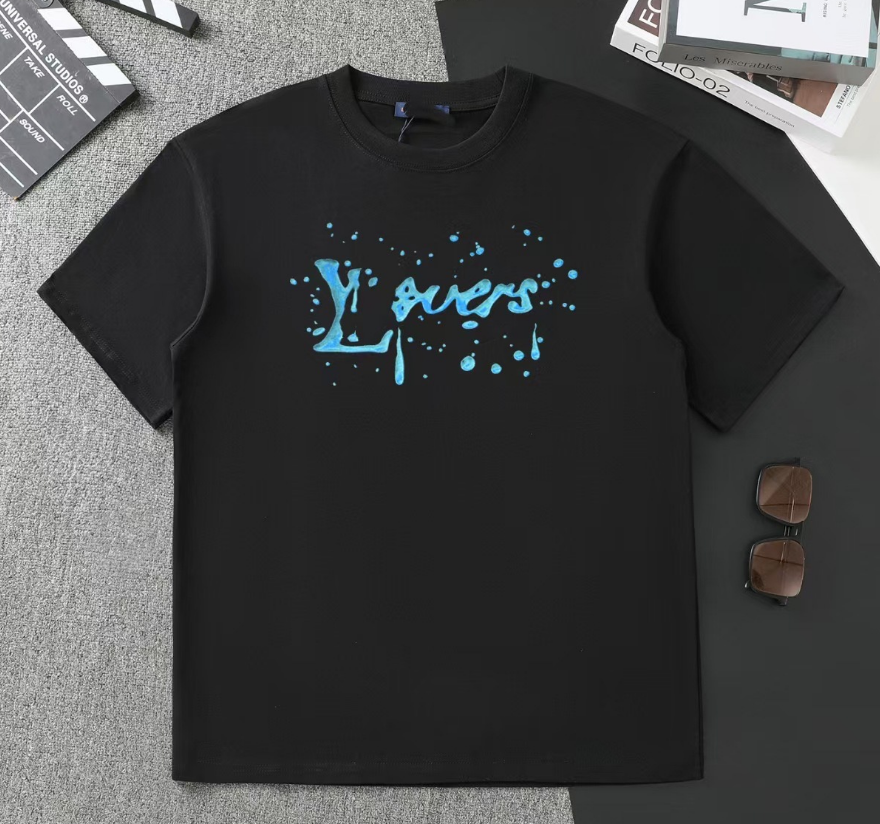 Louis Vuitton Lovers Black T-Shirt