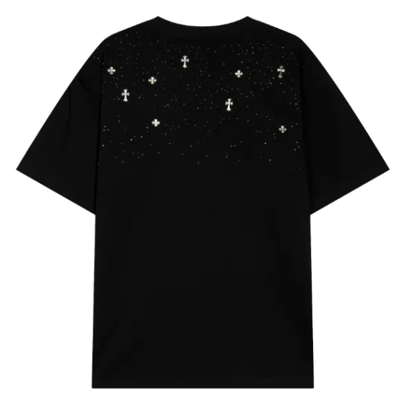 Chrome Hearts Heart Script Graphic T-Shirt White - 3