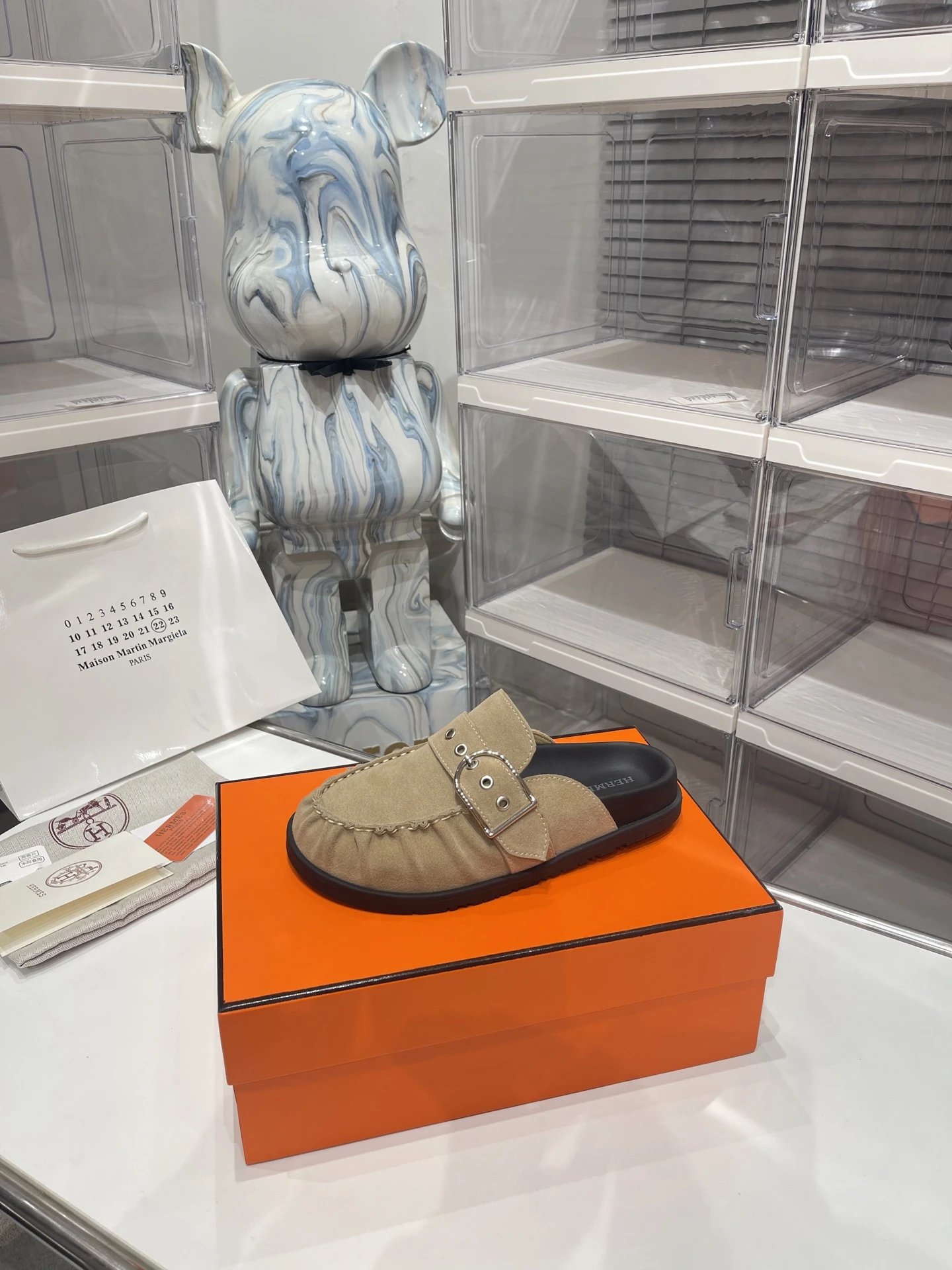 Hermès Beige Loafers