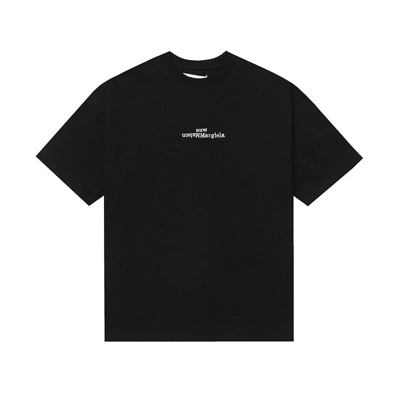 Maison Margiela Black White Graphic Print T-Shirt