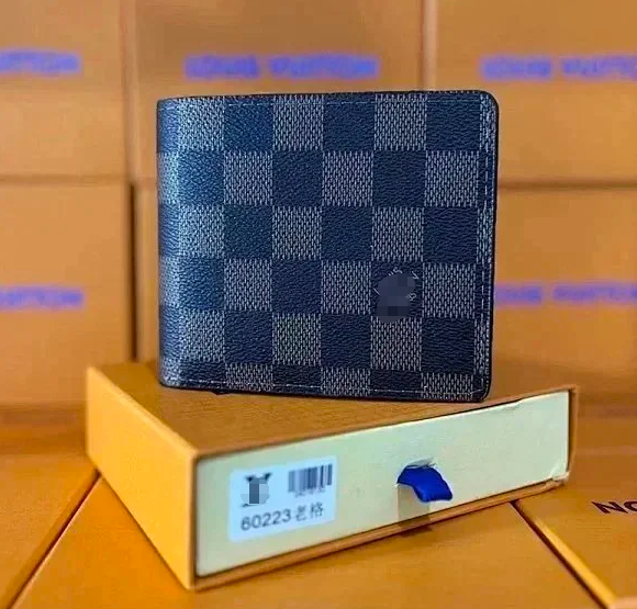 Louis Vuitton Multiple Monogram Brown Black Gray Bifold Wallets With Bee Snake Tiger Motifs