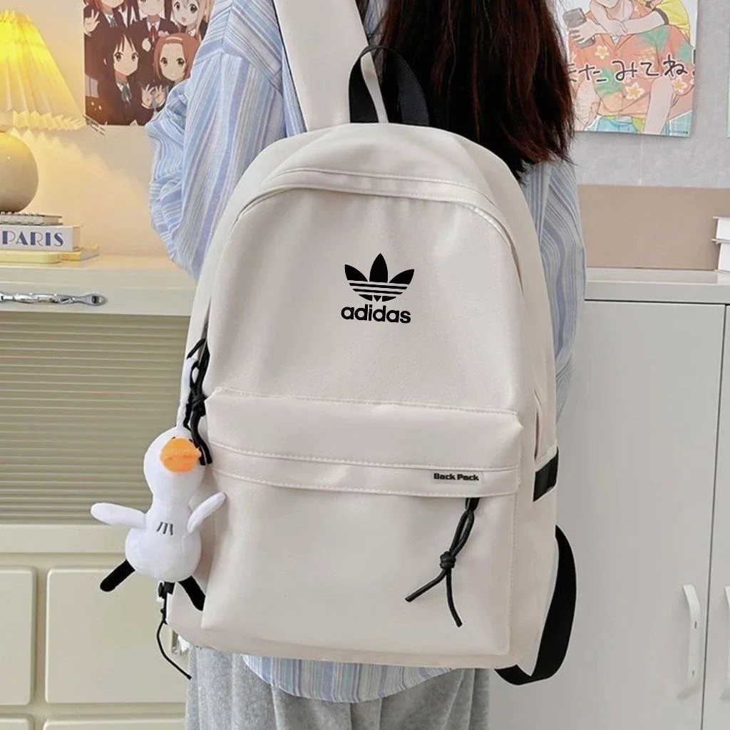 Adidas White Backpac