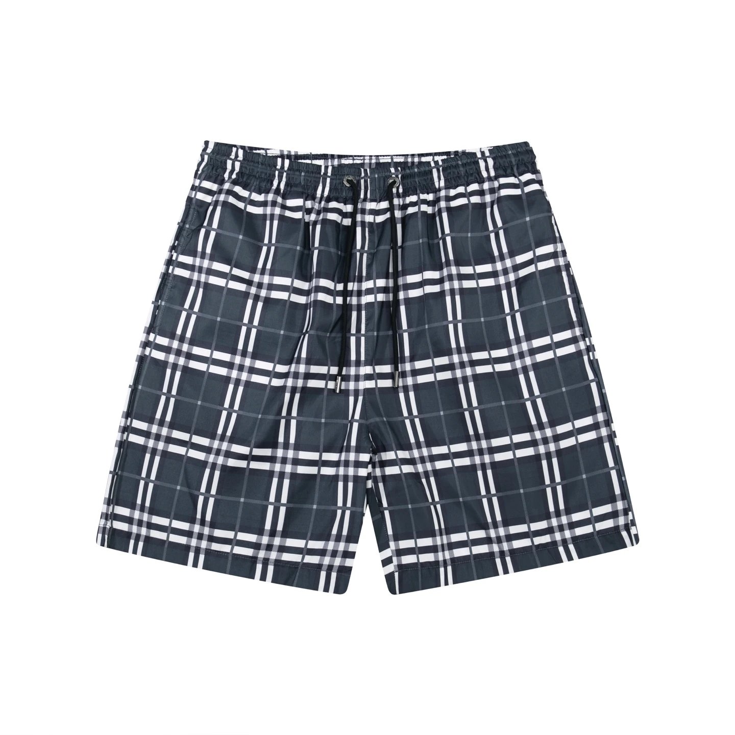 Burberry Check Print Beige Black White Red Swim Shorts