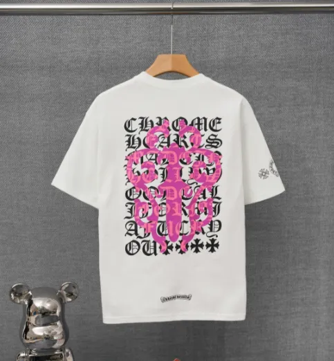 Chrome Hearts Heart Script Graphic T-Shirt White - 1