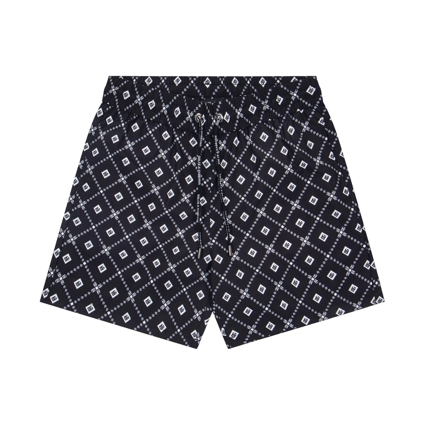 Dolce &amp; Gabbana Heart Print Black休闲 Swim Shorts
