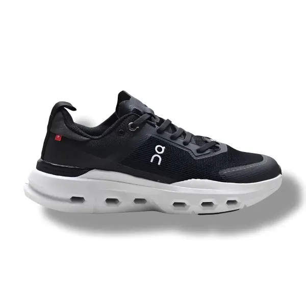 On Cloudmonster Black White Running Shoes - 1