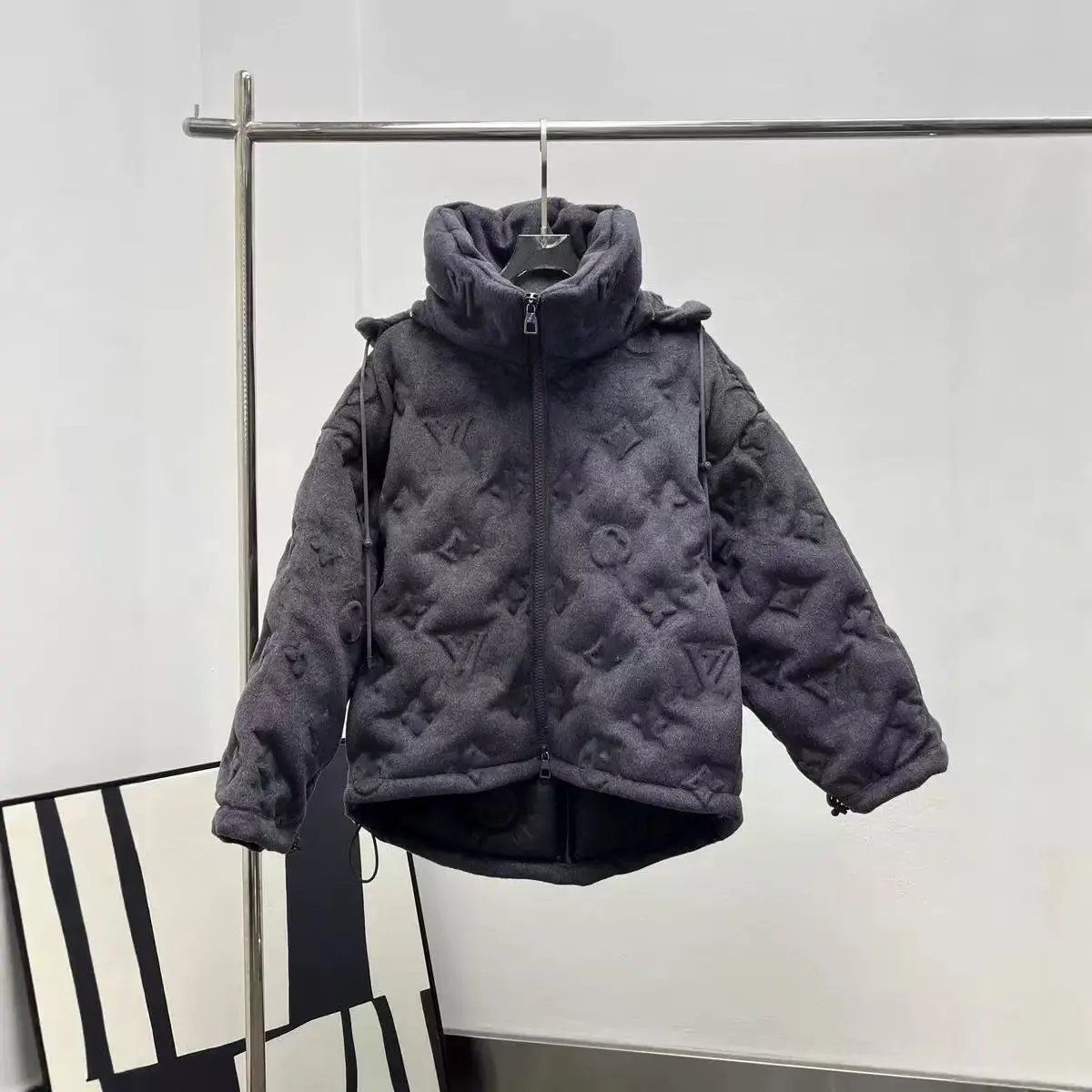 Louis Vuitton Jackets Hooded Monogram Padded Jacket — Louis Vuitton down jacket (pre-sale, ships in 10 days)
