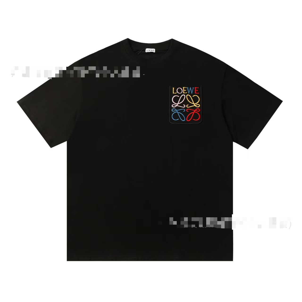 High-quality embroidered logo loose cotton short-sleeved shirt