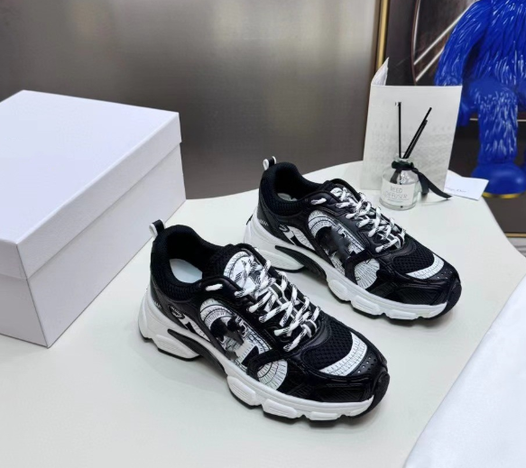 CD color matching height increasing sports shoes mesh casual fashion all-match for women