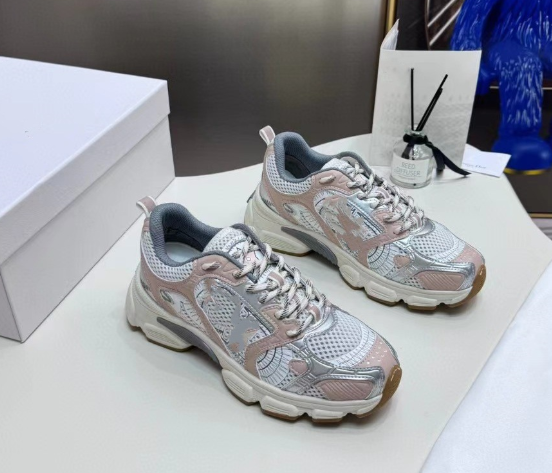 CD color matching height increasing sports shoes mesh casual fashion all-match for women
